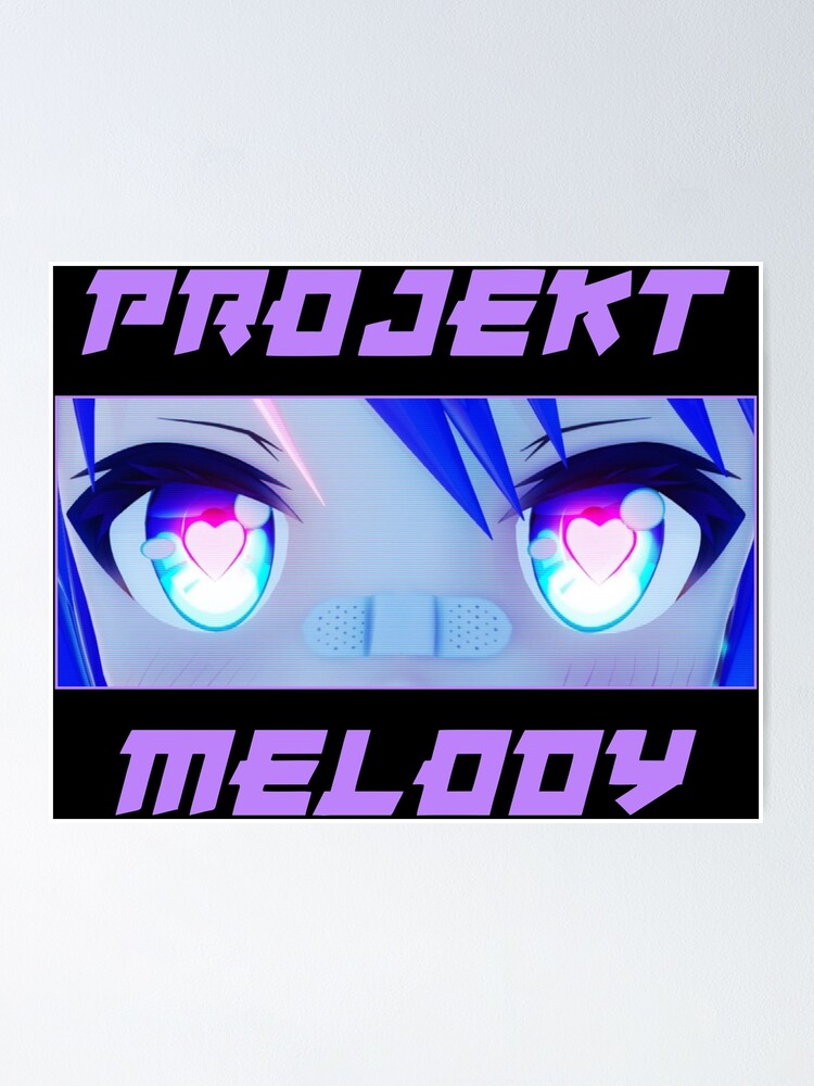 Projekt Melody Vshojo Merch Poster By Pasqualefunk Redbubble