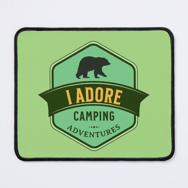 Item preview, I adore camping adventures designed and sold by GasconyPassion.