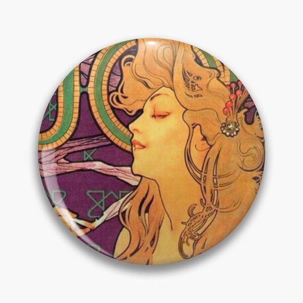 Item preview, Alphonse Mucha Job 1898 - Vintage Job Cigarette Papers Poster Reproduction designed and sold by Olivia-One.