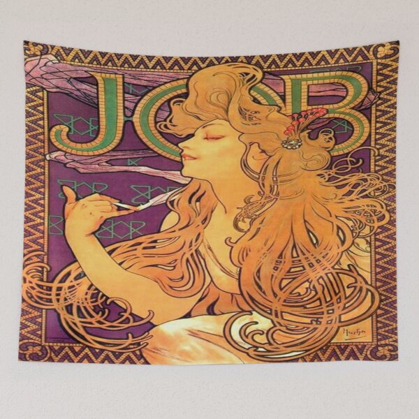 Item preview, Alphonse Mucha Job 1898 - Vintage Job Cigarette Papers Poster Reproduction designed and sold by Olivia-One.