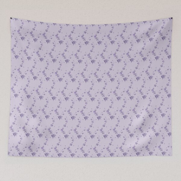 Item preview, Bridgerton delicate Lilac floral print shades of purple designed and sold by Fibracreativa.