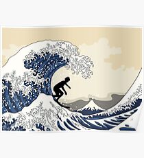 The Great Surfer of Kanagawa Poster