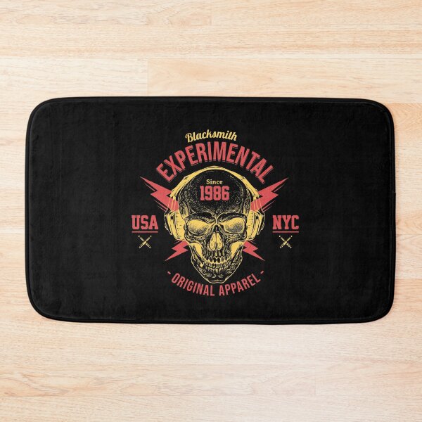Item preview, Blacksmith experimental original apparel-since 1986-USA-NYC-skull-skull design-skull and bone designed and sold by PacePoint.