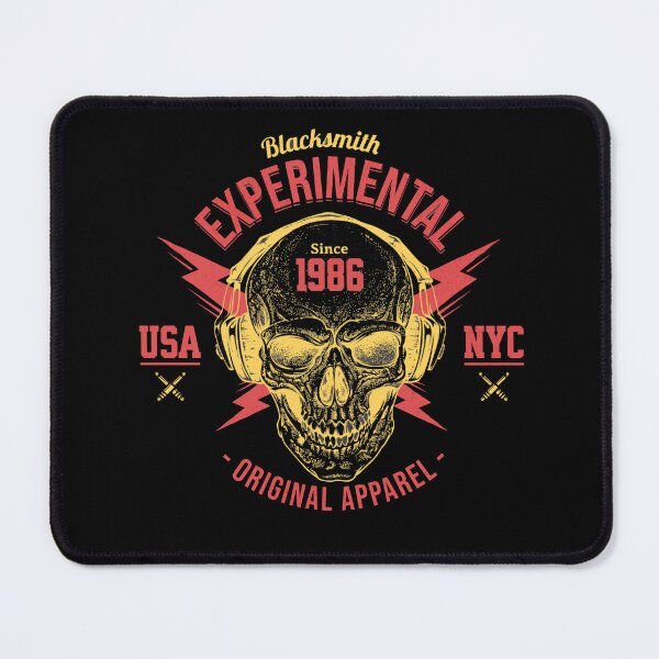 Item preview, Blacksmith experimental original apparel-since 1986-USA-NYC-skull-skull design-skull and bone designed and sold by PacePoint.