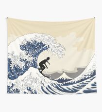 Der große Surfer von Kanagawa Wandbehang