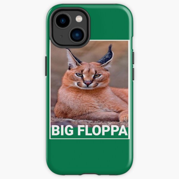 iPhone X/XS Big Floppa - Camisa para niños, diseño de gato caracal