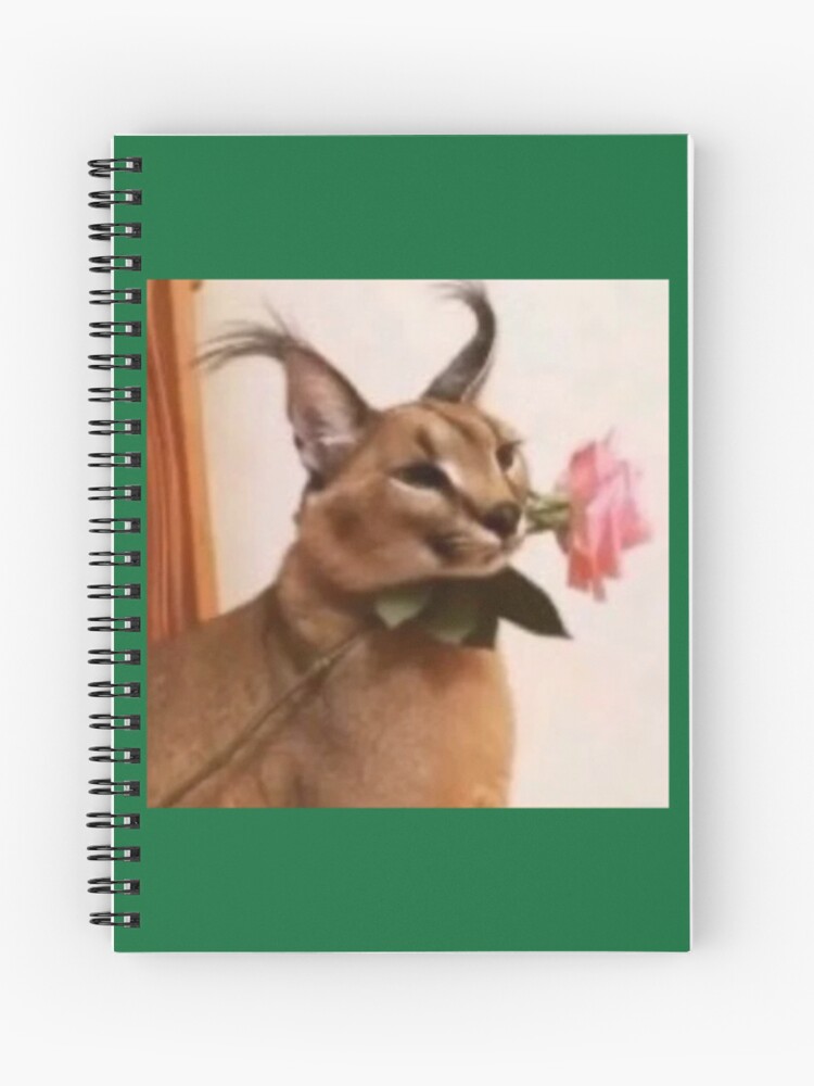 Big Floppa Spiral Notebooks for Sale