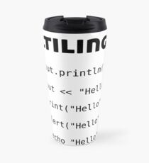 Multilingual Coder - Gifts for Computer Science Travel Mug