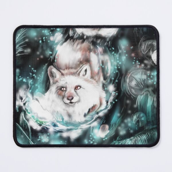 Item preview, Gray version, swimming fox designed and sold by Lalingla.