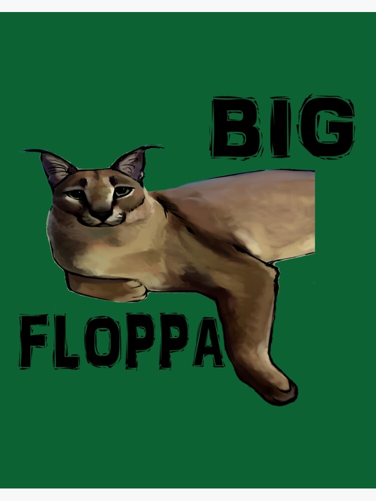 Big Floppa Art Board Prints for Sale