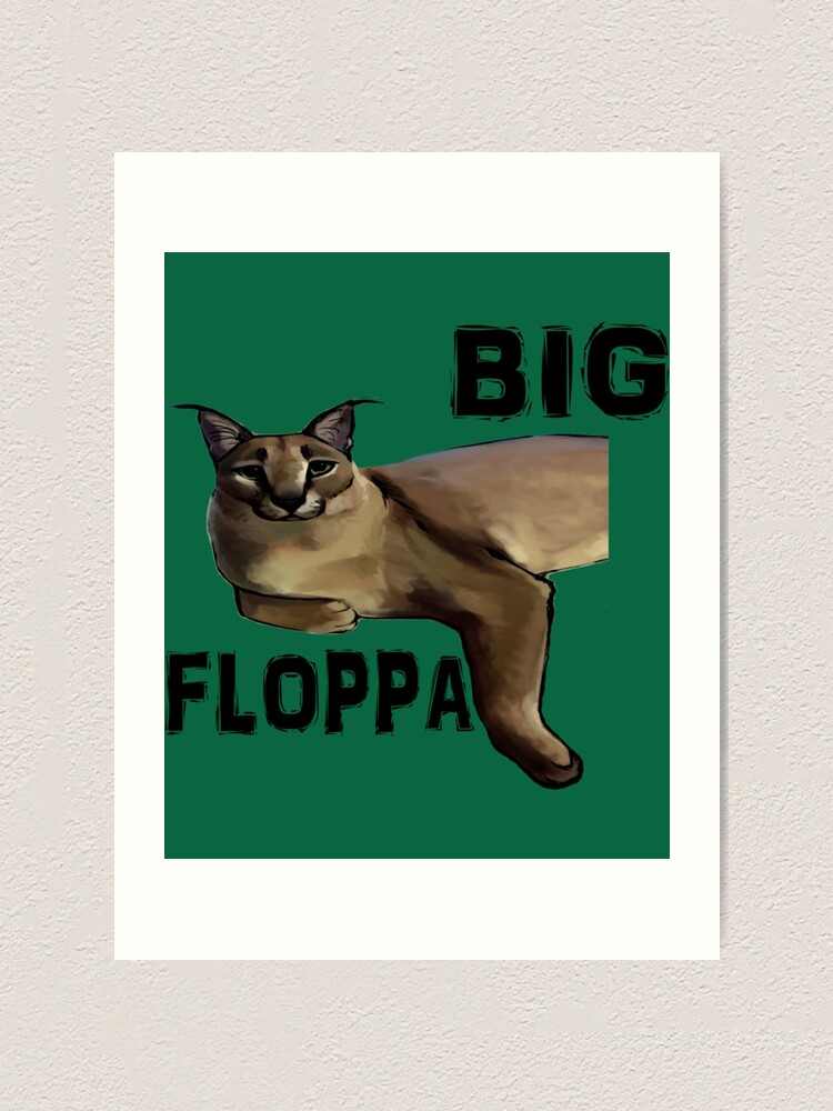 Láminas artísticas: Gato Floppa