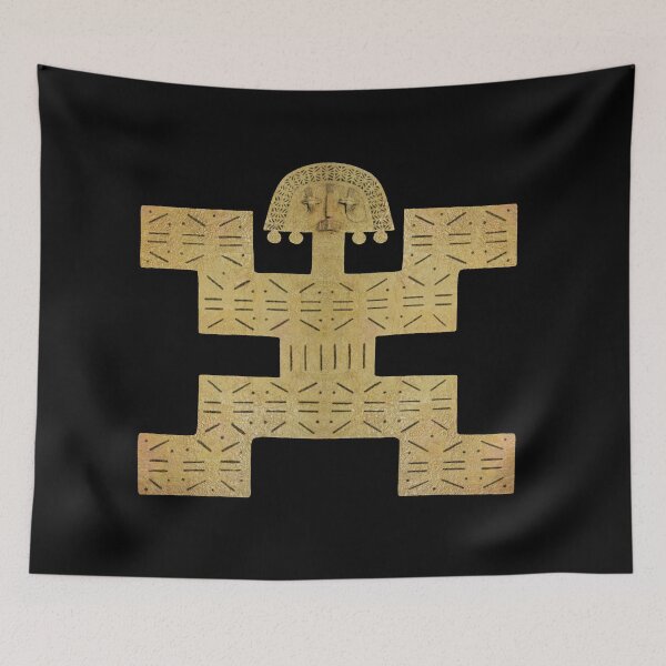 Item preview, Digital rendering of a Pre-Columbian Pectoral  in Gold Leaf designed and sold by Diego-t.
