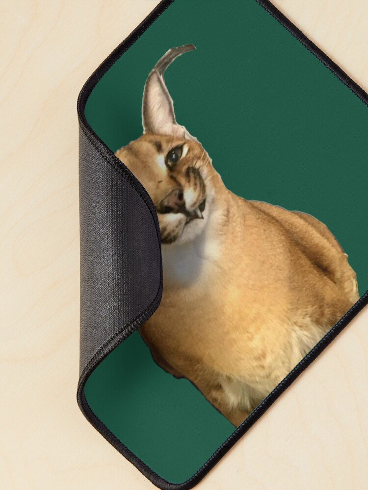 Caracal Cat Big Floppa Meme Mouse Pad Anti-Slip Rubber Mousepad