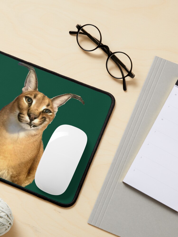 Caracal Cat Big Floppa Meme Mouse Pad Anti-Slip Rubber Mousepad