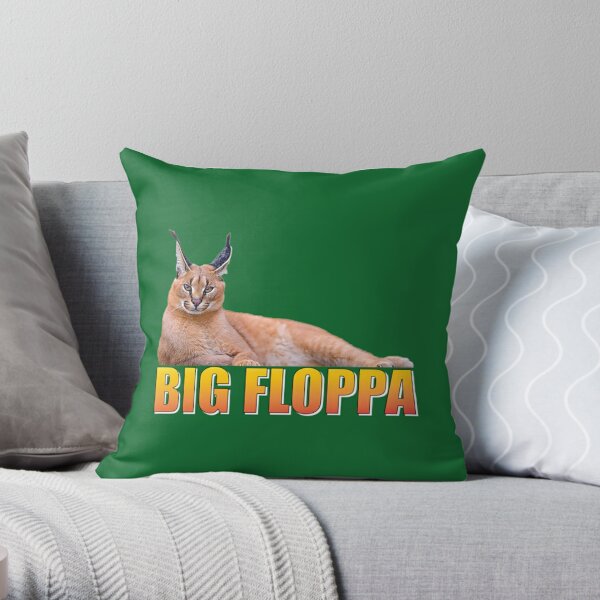 Floppa Cube Plush, Cube Cat Plushie, Floppa Pillow, Cats Pillows