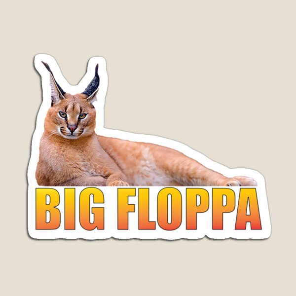 Big Floppa - Caracal meme cat / fat floppa / cursed floppa Postcard for  Sale by romanticists