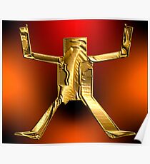 puppet in gold Poster