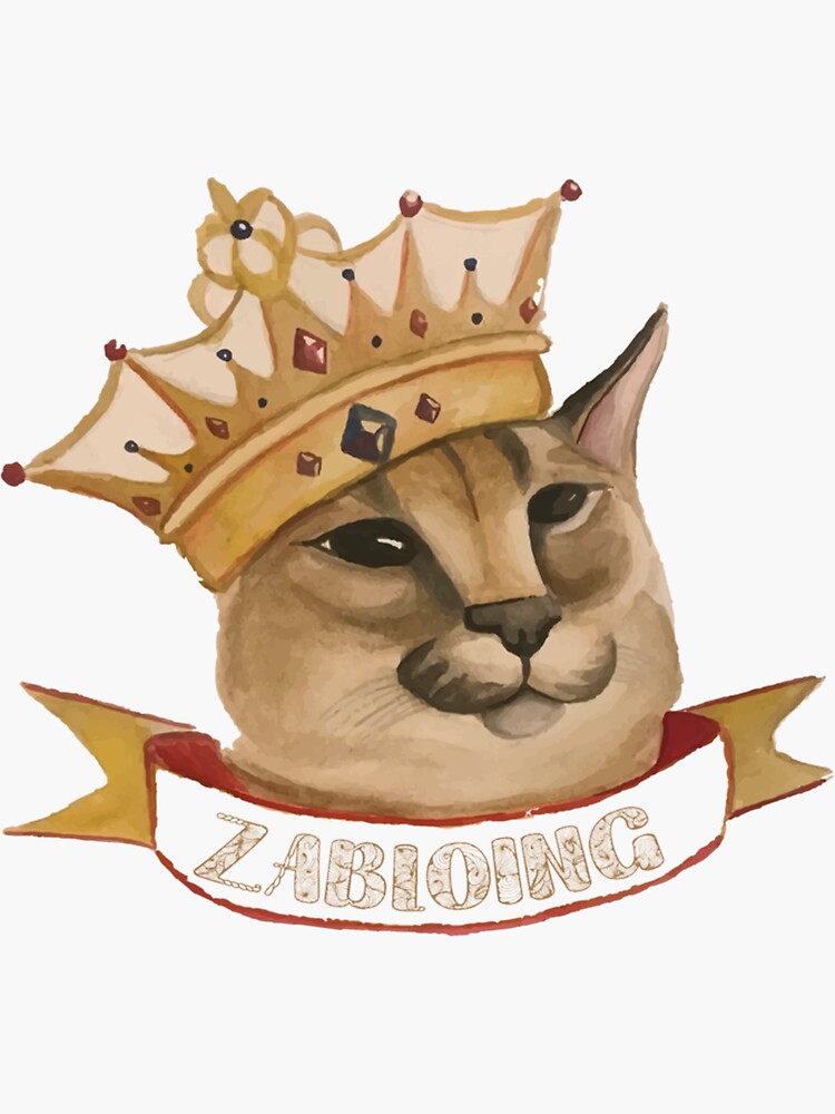 big floppa meme cat Sticker for Sale by LGBTHUMAN
