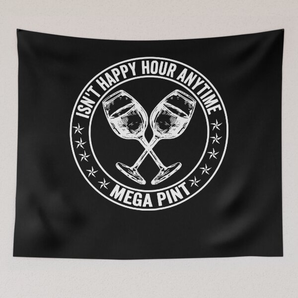 Item preview, Sarcastic Isn't Happy Hour Anytime Mega T-shirt designed and sold by Henderson8769.