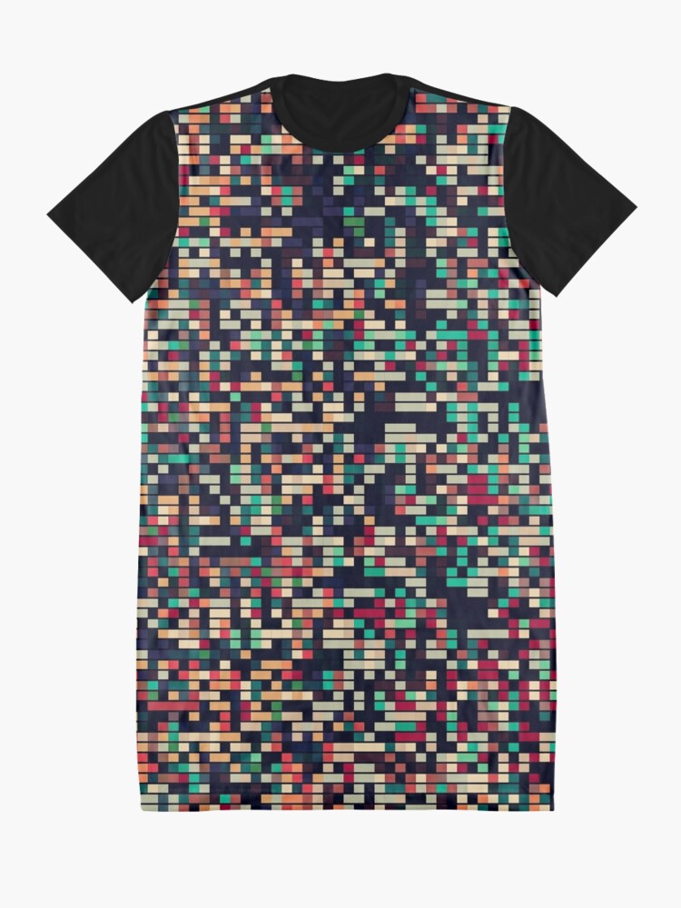 Alternate view of Pixel Mania III Graphic T-Shirt Dress