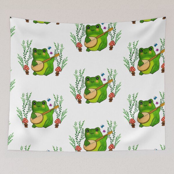 Item preview, Watercolor cute frog designed and sold by Designs1279.