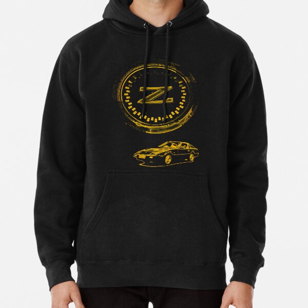 Z Badge and 300ZX Z31 - Gold Pullover Hoodie