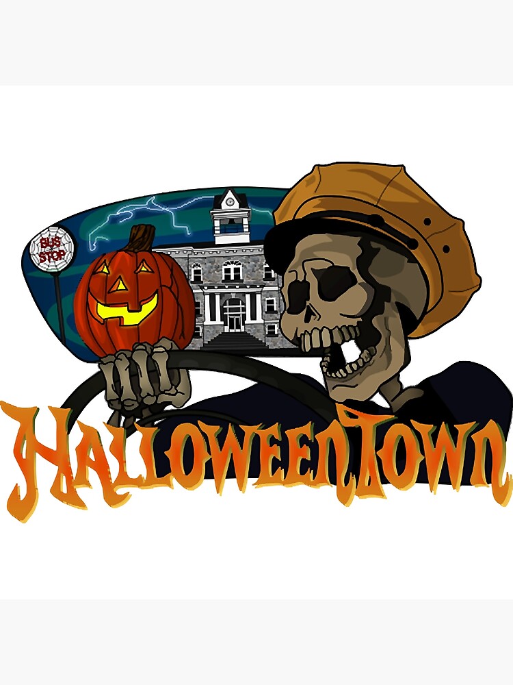 "Halloweentown Cab Ride" Poster for Sale by Dean93Dene Redbubble