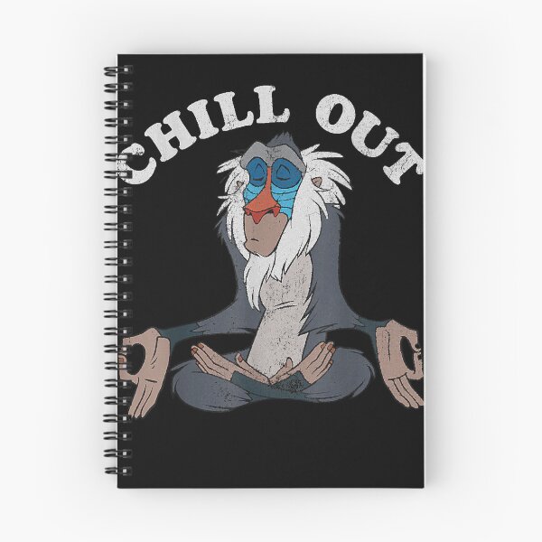 Item preview, Lion King Rafiki Chill Out Meditation Graphic  designed and sold by RONALDLMALCOM.