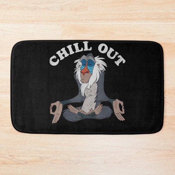 Item preview, Lion King Rafiki Chill Out Meditation Graphic  designed and sold by RONALDLMALCOM.