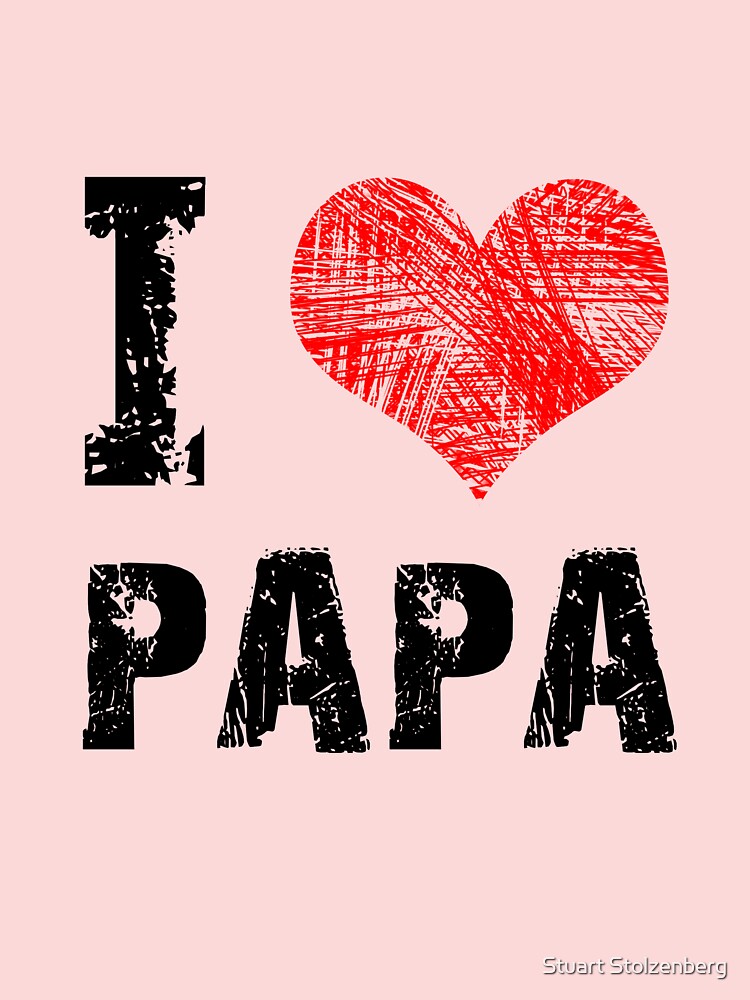 Love you papa party - social event saying Vector Image