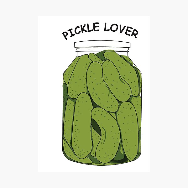 Pickle Lover Photographic Print