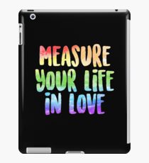 Messen Sie Ihr Leben in der Liebe | Miete iPad-Hülle & Klebefolie