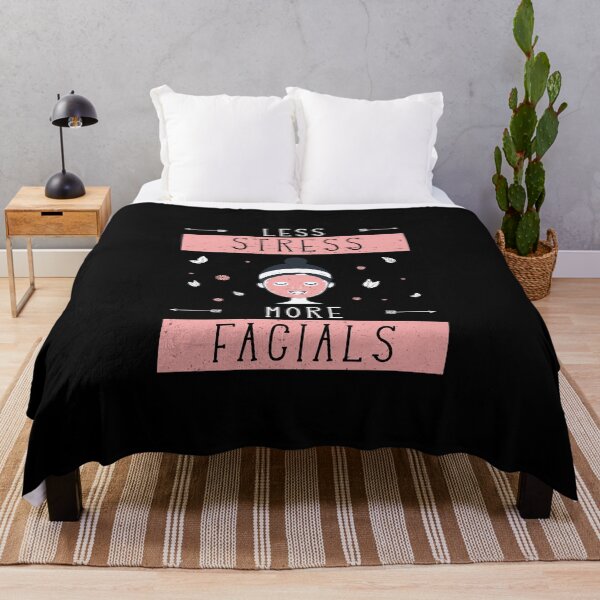 Item preview, Esthetician Less Stress More Facials Waxing Cosmetologist designed and sold by StrongShirts.