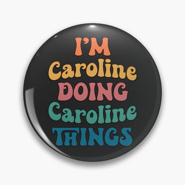 Artikelvorschau, Caroline Funny Retro First Name entworfen und verkauft von Americandude.