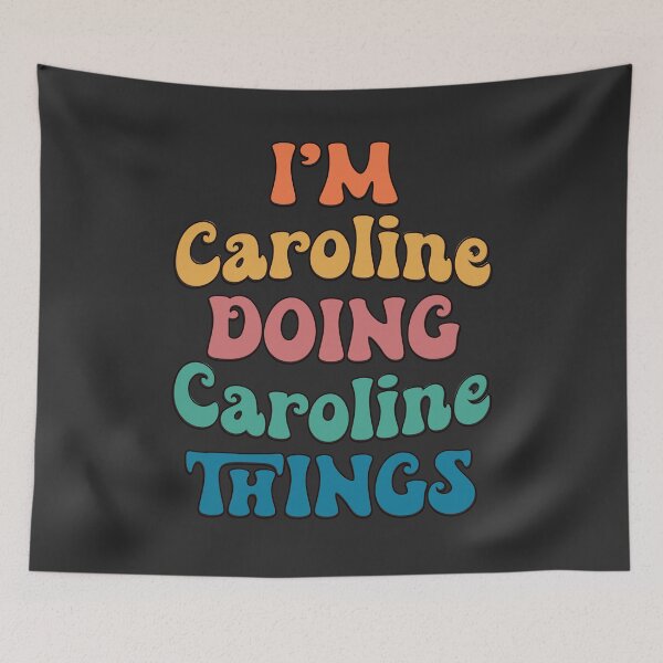 Item preview, Caroline Funny Retro First Name designed and sold by Americandude.