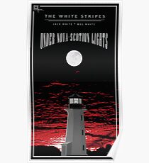 The White Stripes - Under Nova-Scotian Lights Tall White Border Poster
