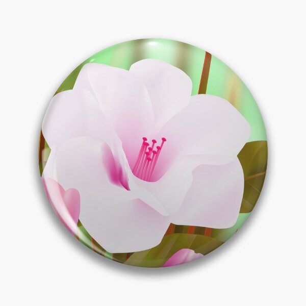 Item preview, White Pink Flowers Art  designed and sold by Tshirtstory.