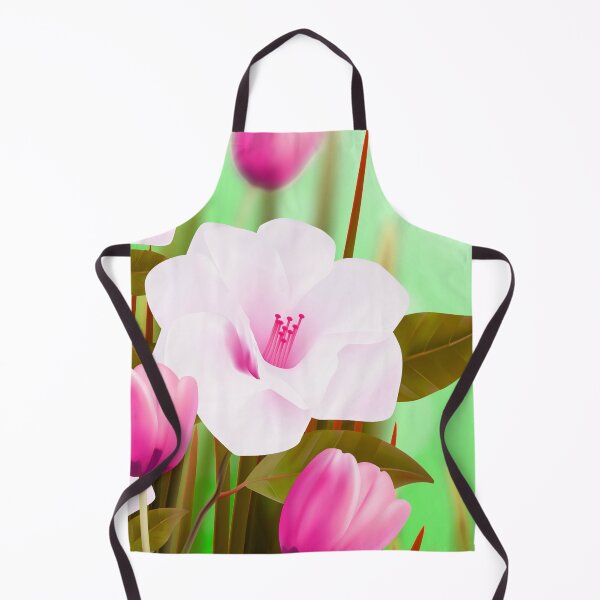 Item preview, White Pink Flowers Art  designed and sold by Tshirtstory.