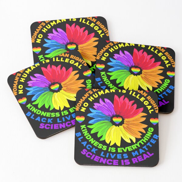 Item preview, Flower Rainbow Human Black Lives Rights Science LGBT Pride  designed and sold by SethFrancis37.