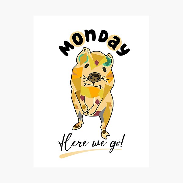 Item preview, Monday mood designed and sold by Polyxz.