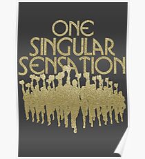Eine Singular Sensation | Eine Chorus-Linie Poster