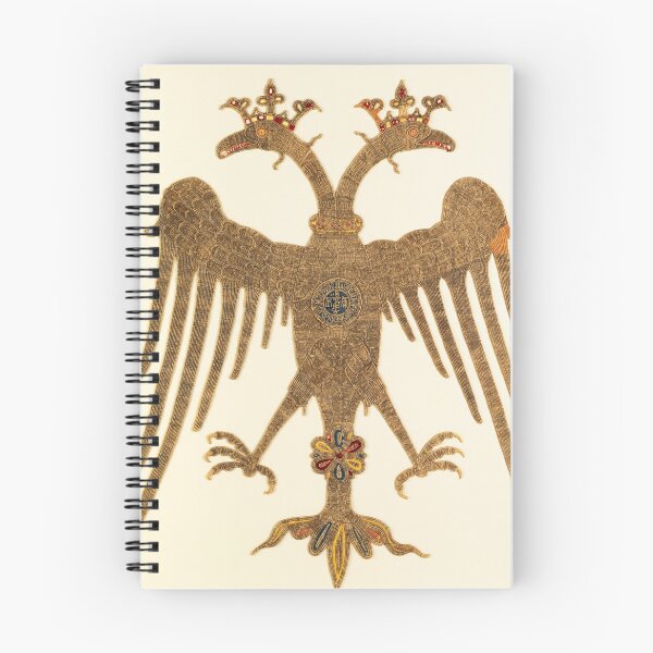 Item preview, medieval double headed bird design designed and sold by Vintage Designs +.