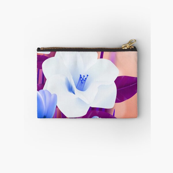Item preview, White Blue Flowers Art  designed and sold by Tshirtstory.