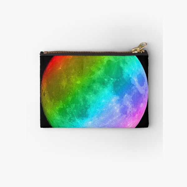 Item preview, Rainbow colored full moon designed and sold by Lukasz Szczepanski.
