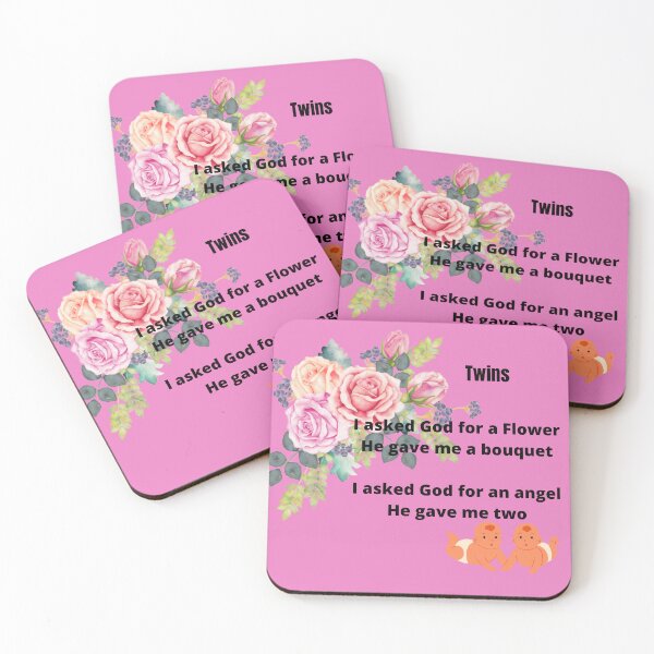 Item preview, Twins - I asked God for a Flower I asked God for an Angel designed and sold by smugmugsgallery.