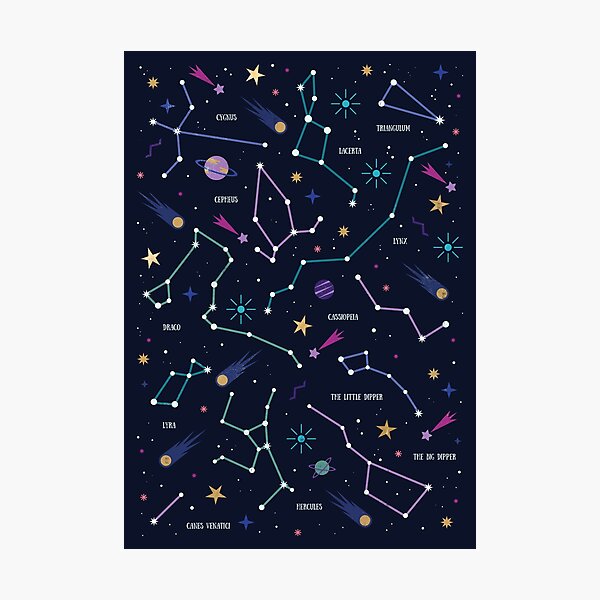 Las estrellas Lámina fotográfica