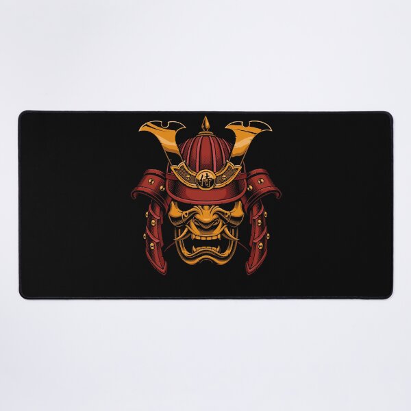 Item preview, Fiery Demon Samurai Helmet  designed and sold by RONALDLMALCOM.