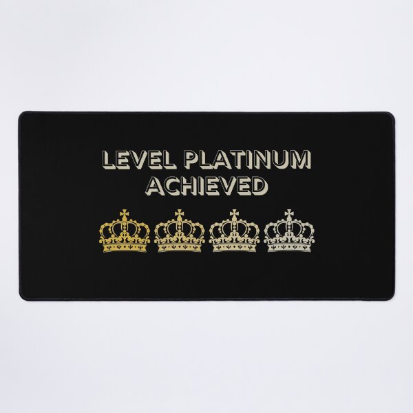 Item preview, Queen's Jubilee Level Platinum Achieved Funny Gamer Gift designed and sold by TheDerwentPress.