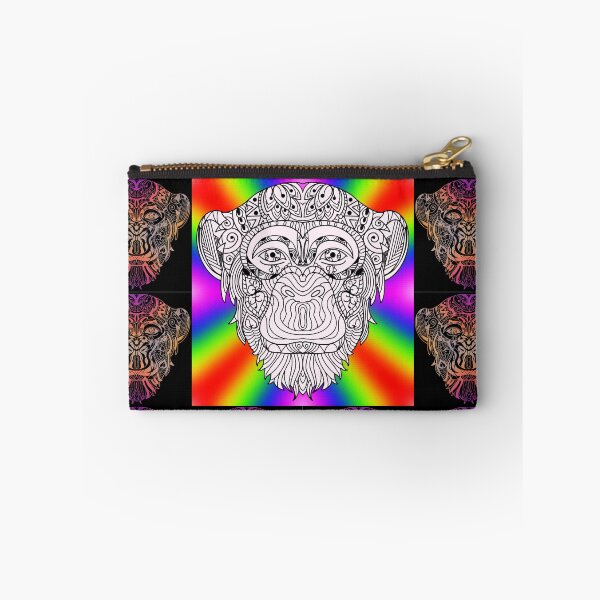 Item preview, Smile Neon Ape Faces in Mandala Design designed and sold by MyMemoriesArts.