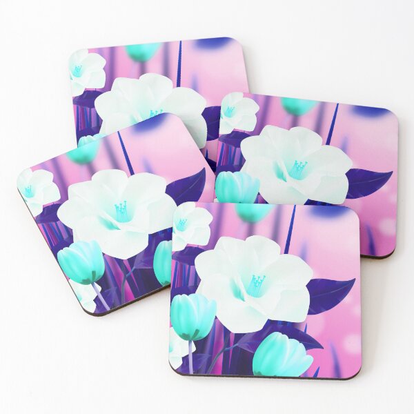 Item preview, White Violet Flowers Art  designed and sold by Tshirtstory.